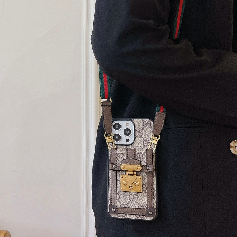 Lou Card Holder Chain iPhone Case