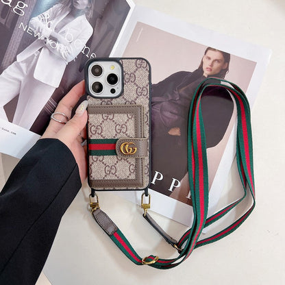 Card Bag Crossbody iPhone Case
