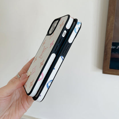 Lou Color Leather iPhone Case