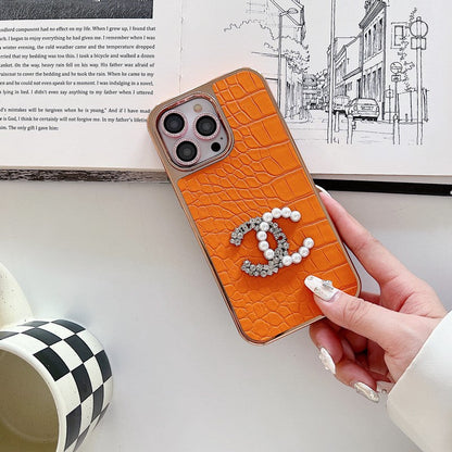 CC Pearl Rose Gold iPhone Case