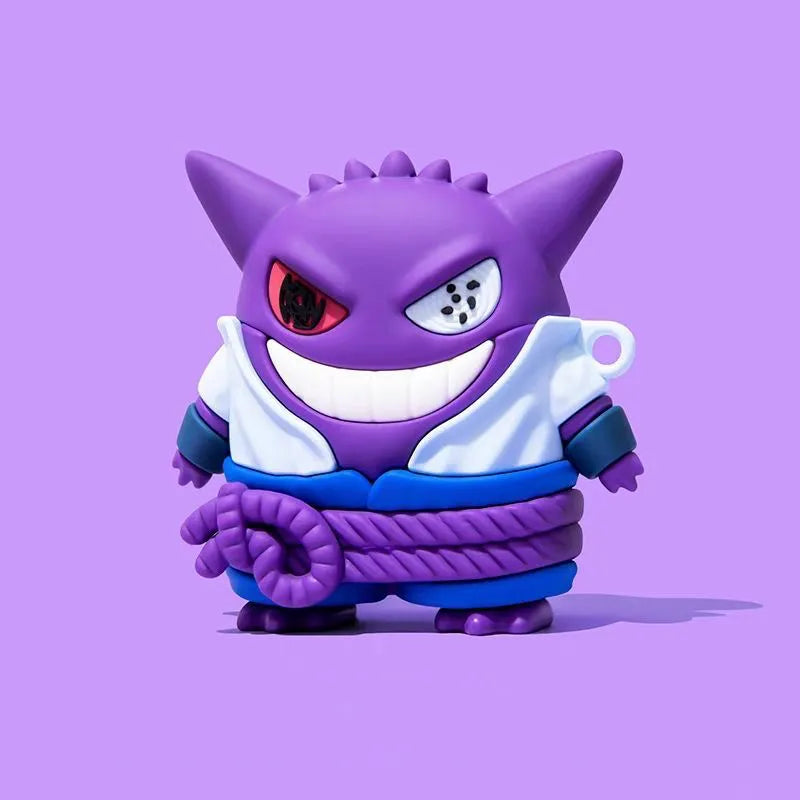 Pokemon 'Gengar x Naruto x Orochimaru' Airpods Case Shock Proof Cover