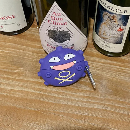 3D Pokemon 'Funny Koffing' Premium AirPods Case Shock Proof Cover