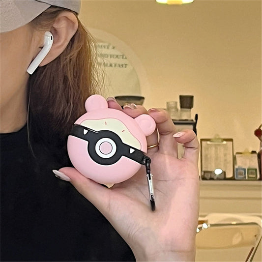 Cartoon Pokemon 'Pokeball SlowPoke' Premium AirPods Case Shock Proof Cover