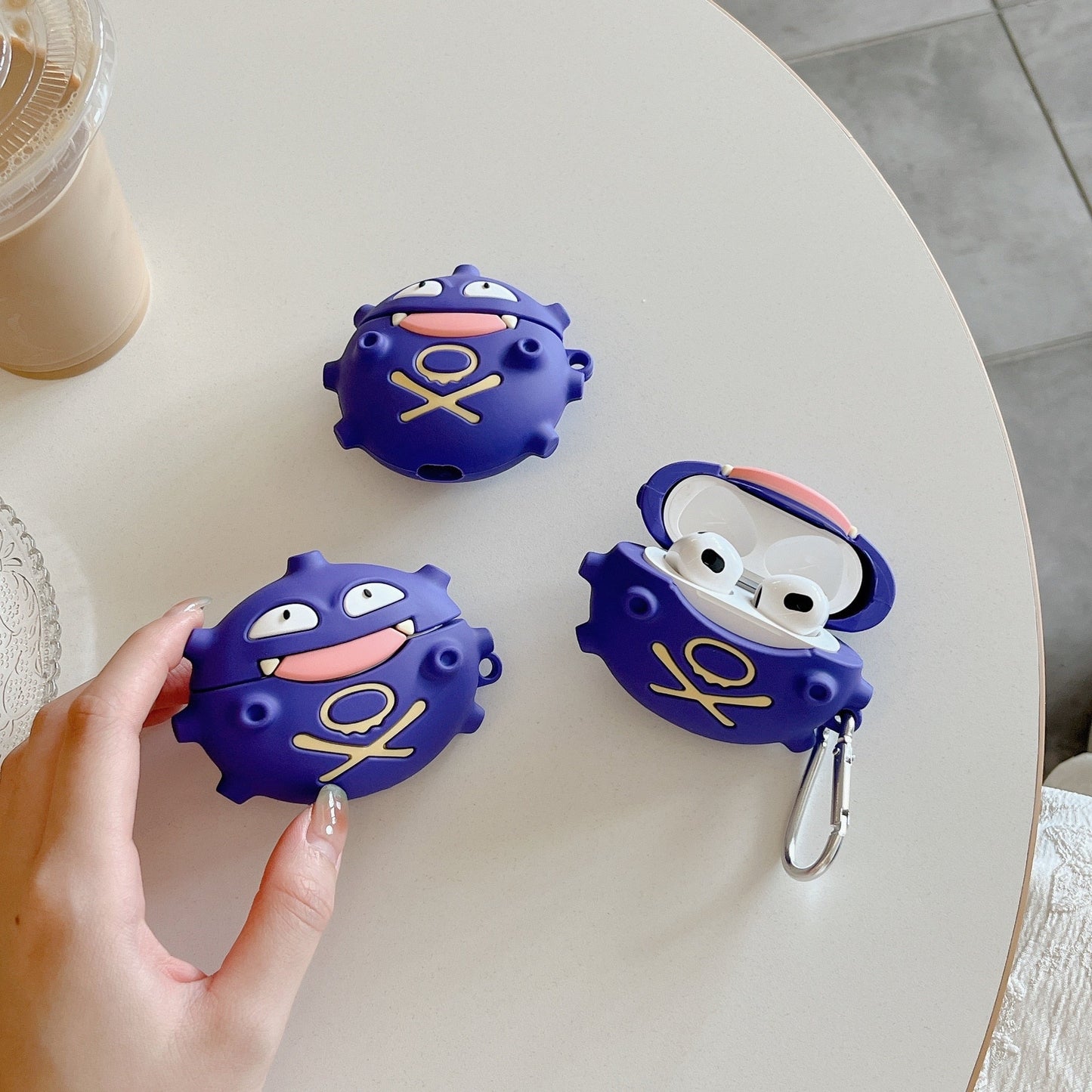 Cute 3D Pokémons 'Koffings' Premium AirPods Case Shock Proof Cover