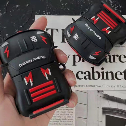 3D Sports Car 'Bugatti Chiron Black' Premium AirPods Case Shock Proof Cover