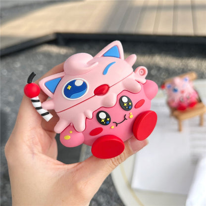 Cute 3D Pokemon  'Jiggly Puff' Premium AirPods Case Shock Proof Cover