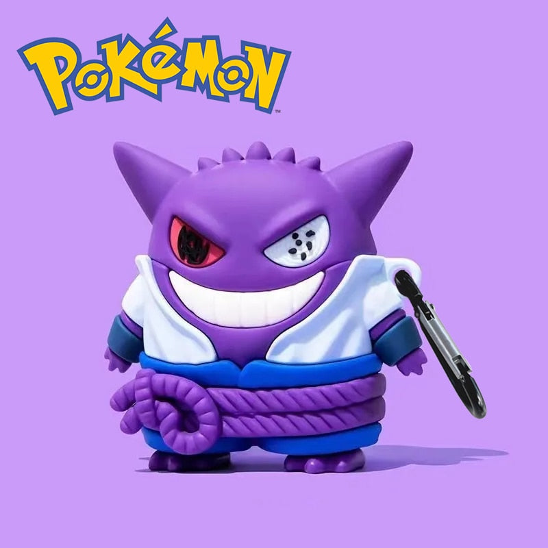 Pokemon 'Gengar x Naruto x Orochimaru' Airpods Case Shock Proof Cover