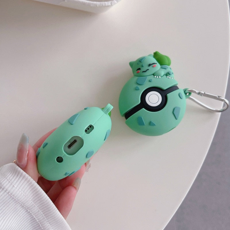 Pokemon 'Pokeball Bulbasaur' V2 Premium AirPods Case Shock Proof Cover