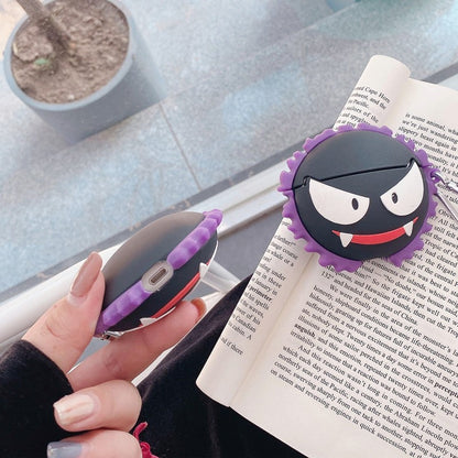 Cute 3D Pokemon 'Funny Ghastly' Premium AirPods Case Shock Proof Cover