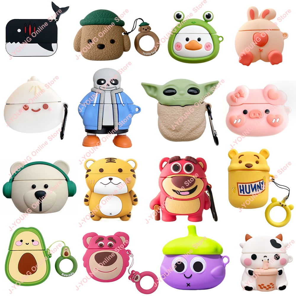 Cute 3D Undertale 'Sans' Premium AirPods Case Shock Proof Cover