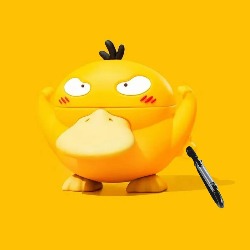 3D Pokemon 'Angry Psyduck' Premium AirPods Case Shock Proof Cover