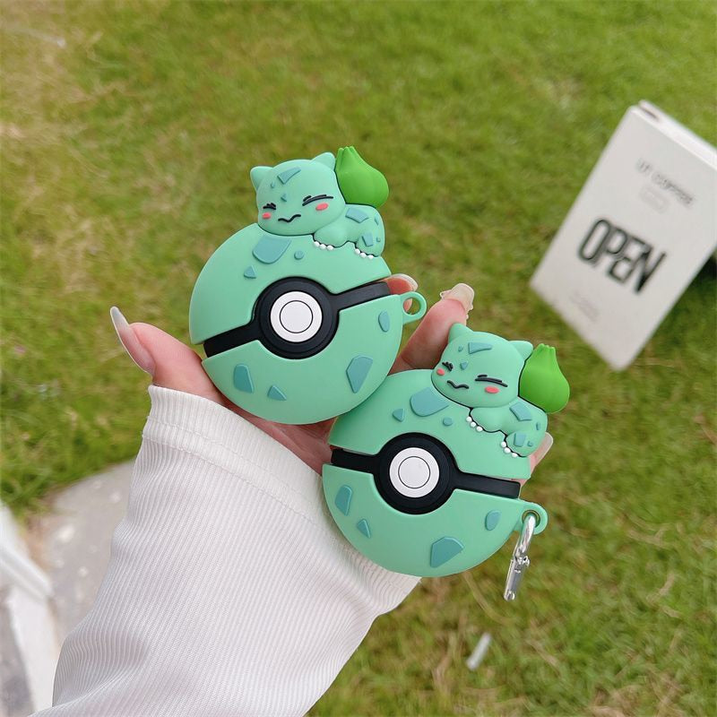 Pokemon 'Pokeball Bulbasaur' V2 Premium AirPods Case Shock Proof Cover