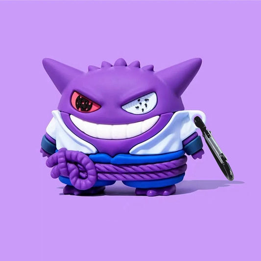 Pokemon 'Gengar x Naruto x Orochimaru' Airpods Case Shock Proof Cover