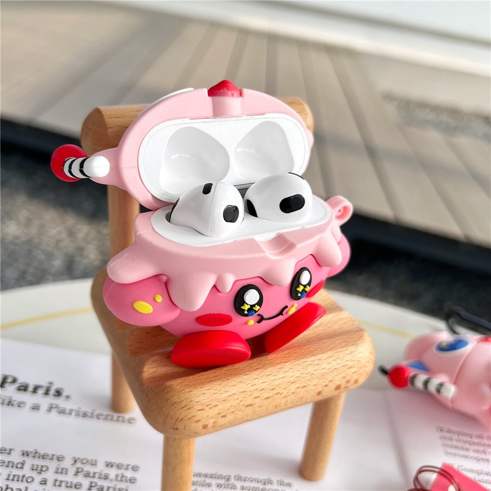 Cute 3D Pokemon  'Jiggly Puff' Premium AirPods Case Shock Proof Cover