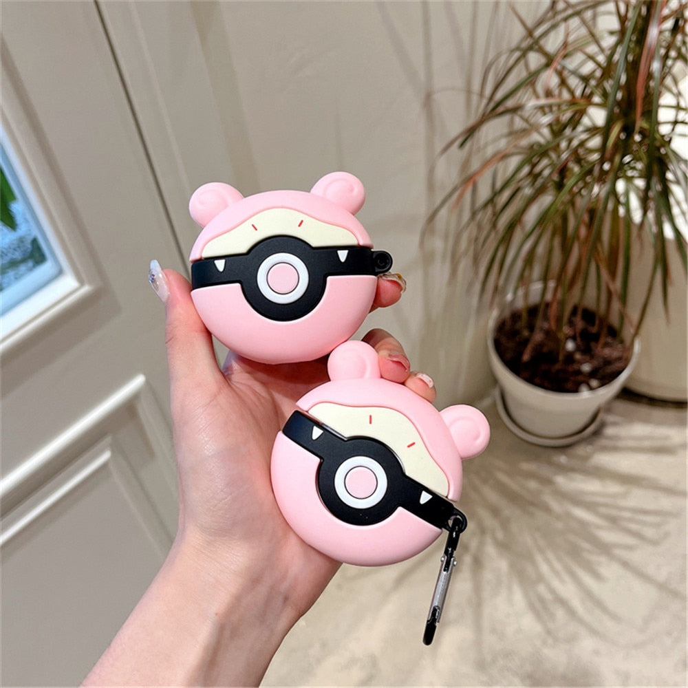 Cartoon Pokemon 'Pokeball SlowPoke' Premium AirPods Case Shock Proof Cover
