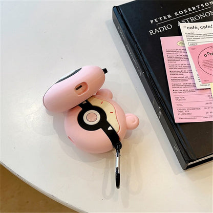 Cartoon Pokemon 'Pokeball SlowPoke' Premium AirPods Case Shock Proof Cover