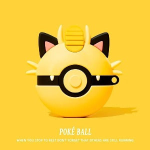Pokemon 'Pokeball Meow' Premium AirPods Case Shock Proof Cover