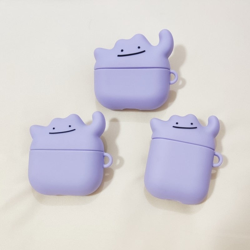 3D Pokemon 'Ditto' AirPods Case Shock Proof Cover