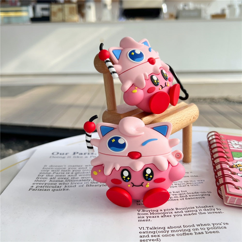 Cute 3D Pokemon  'Jiggly Puff' Premium AirPods Case Shock Proof Cover