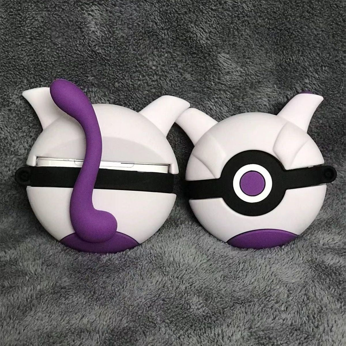 Pokemon 'Pokeball Mewtwo' Premium AirPods Case Shock Proof Cover