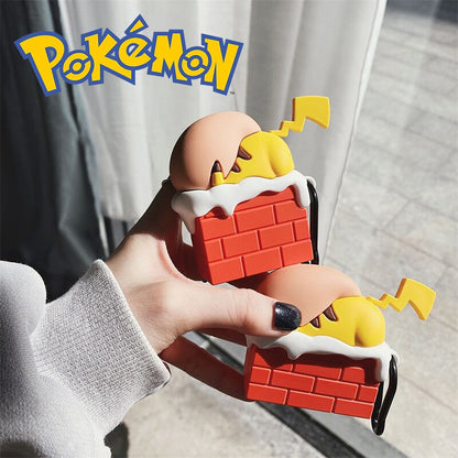 3D Pokemon 'Christmas Pikachu' Premium AirPods Case Shock Proof Cover