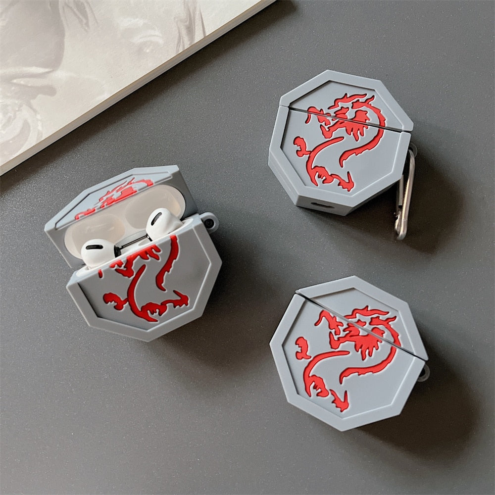 Jakie Chan Adventure 'DragonTalisman' AirPods Case Shock Proof Cover