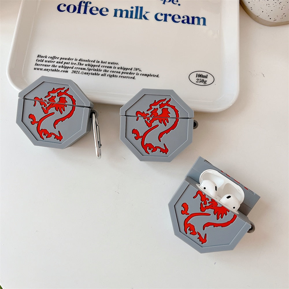 Jakie Chan Adventure 'DragonTalisman' AirPods Case Shock Proof Cover