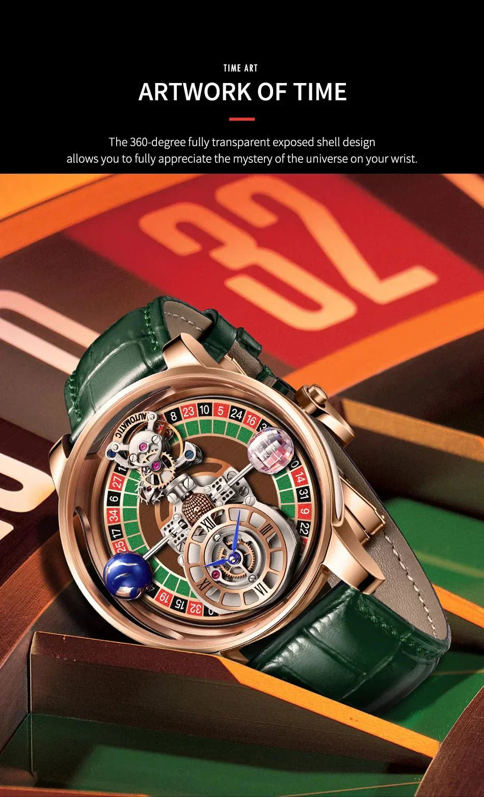 Celestial Roulette Luxury Watch