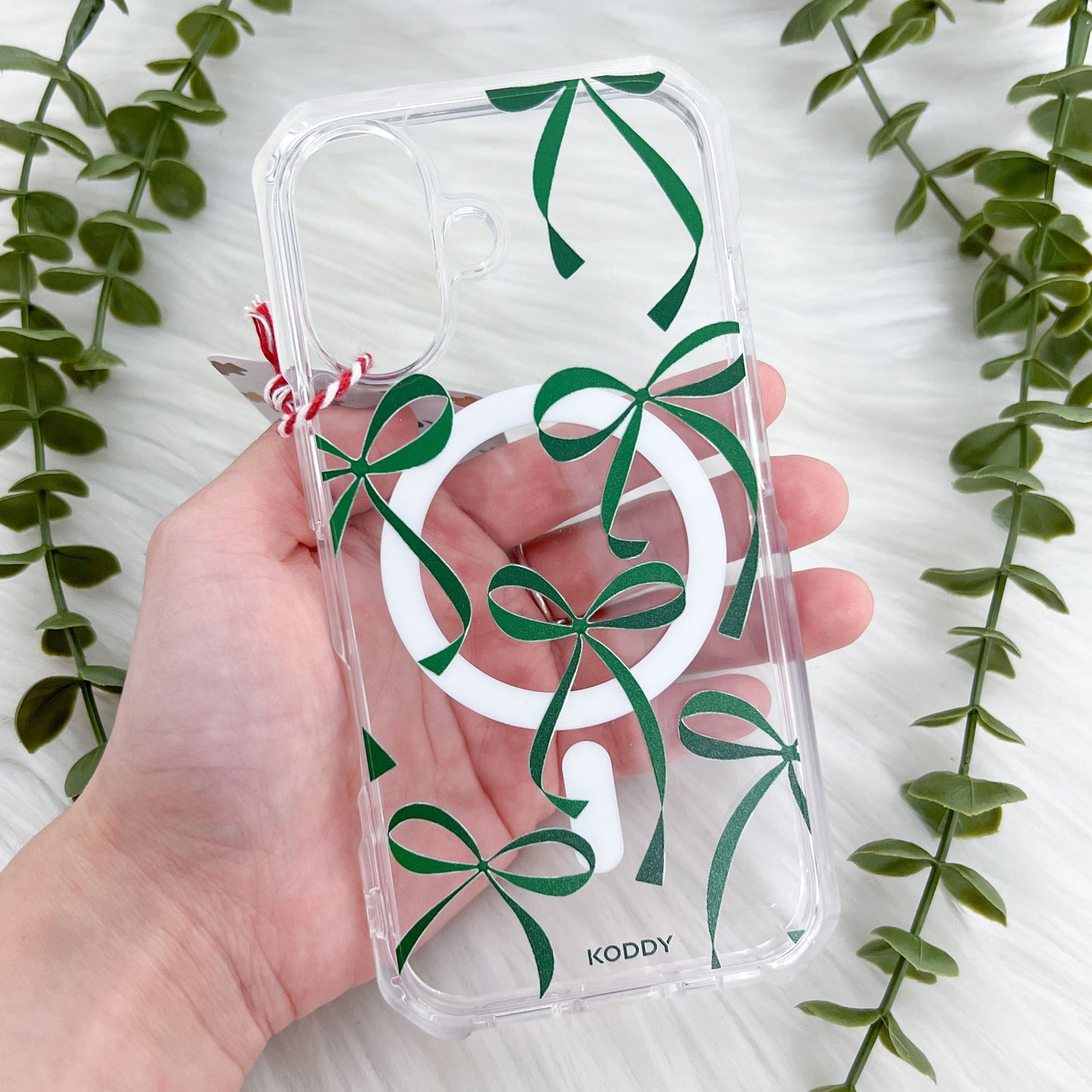 Green Ribbon Bows Phone Case