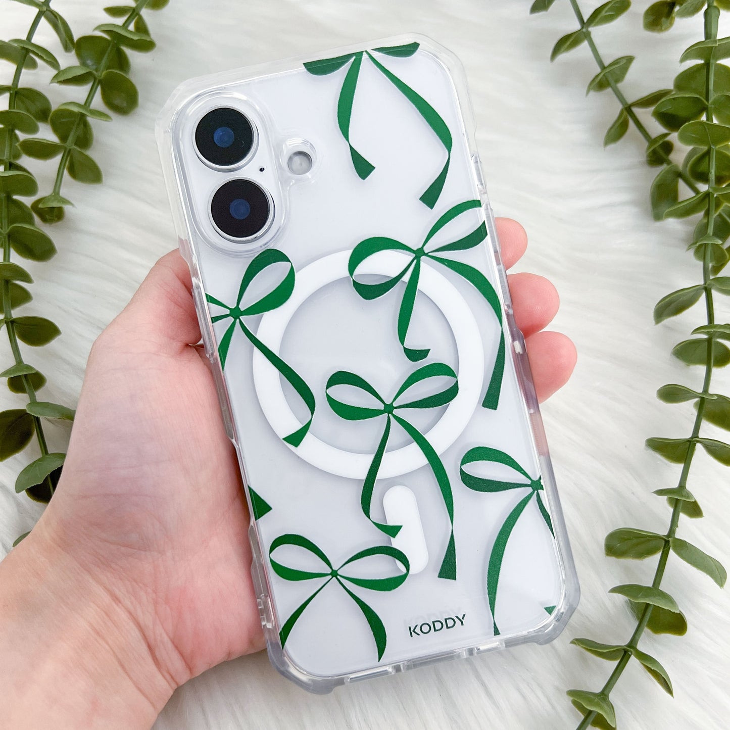 Green Ribbon Bows Phone Case
