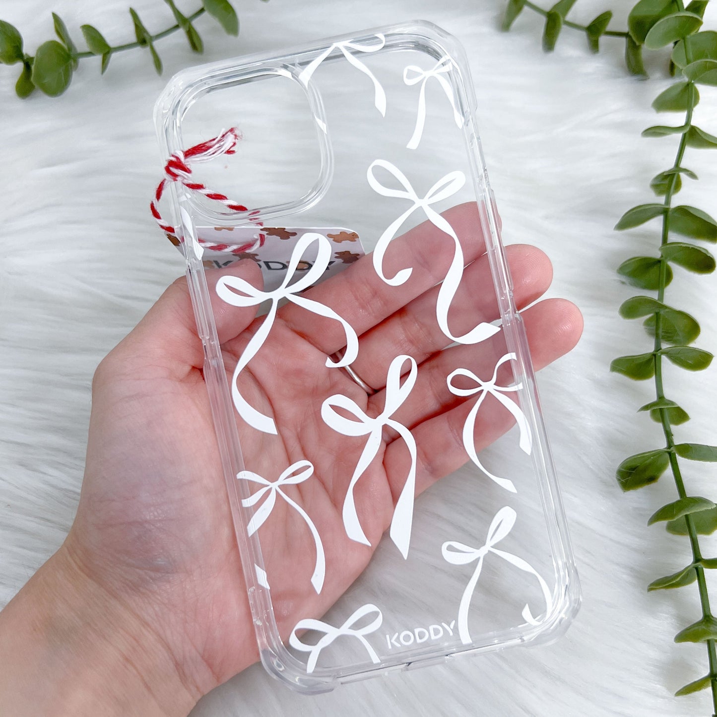 Petite White Bows Phone Case