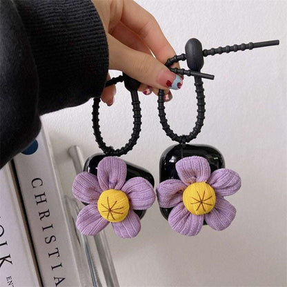 Wild Flower Adjustable Hand Strap Premium AirPods Pro Case Shock Proof Cover