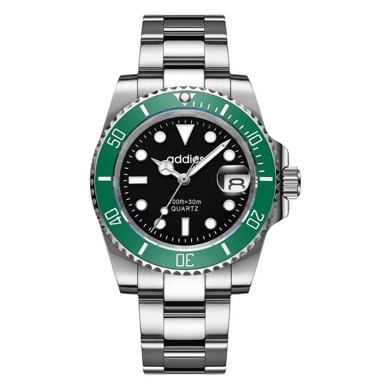 TitanX Elite Men's Quartz Sport Watch – Luxury 30M Waterproof Stainless Steel Dive Timepiece | Relógio Masculino