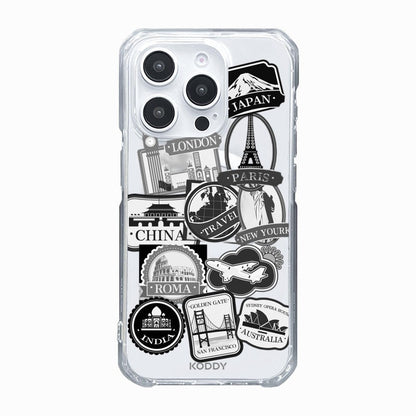World Travel Stickers Phone Case