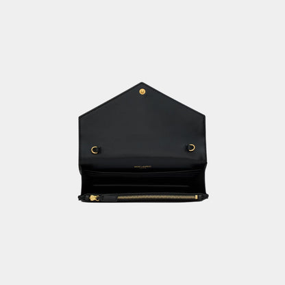 YL- Envelope Chain Wallet In Lambskin
